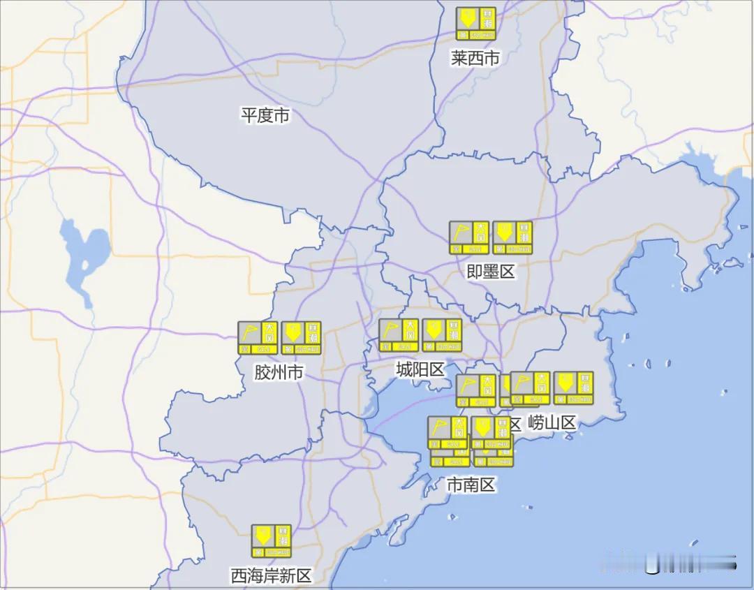 冷冷冷！

青岛多日将跌破0℃，

降雪+11级阵风来袭！

市南、市北、李沧、