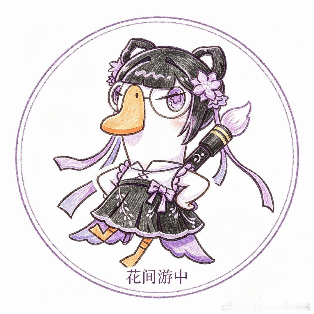 鹅鸭江湖二创～在鹅鸭杀选好门派了～鹅鸭江湖 表面悬壶济世救队友背地里毛笔一挥暗中