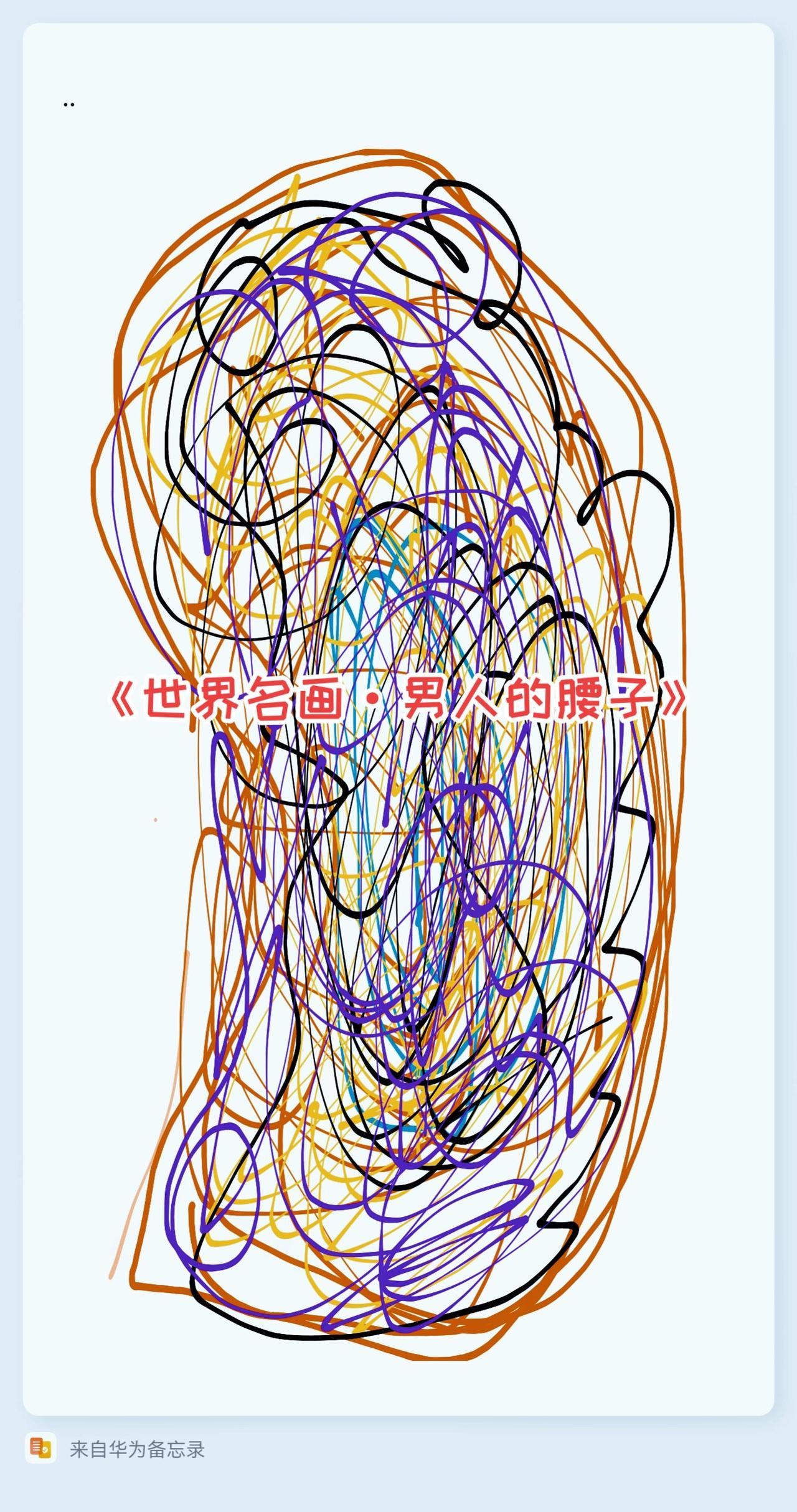 世界名画·男人的腰子。