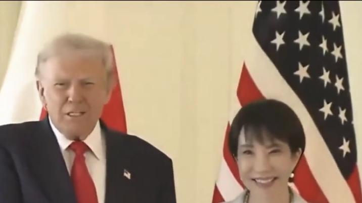 3月19日美国总统特朗普会见日本首相高市早苗，双方就伊朗封闭霍尔木兹海峡展开讨论