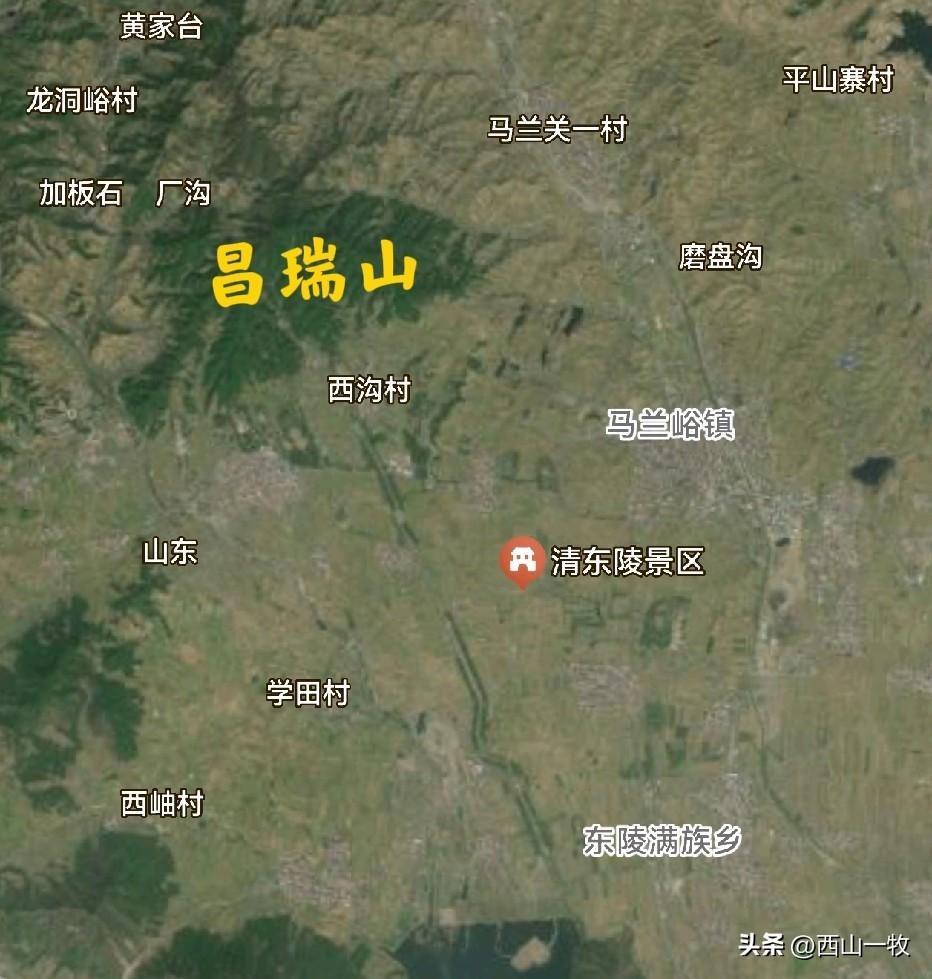 丰台岭，不在丰台，而在河北遵化，现在叫昌盛山。山下，就是著名的清东陵。
顺治当年