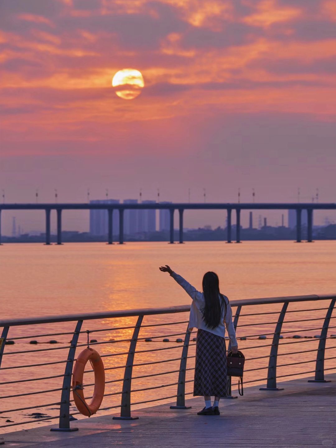 广州出太阳了‼️5个美到犯规的夕阳不要错过