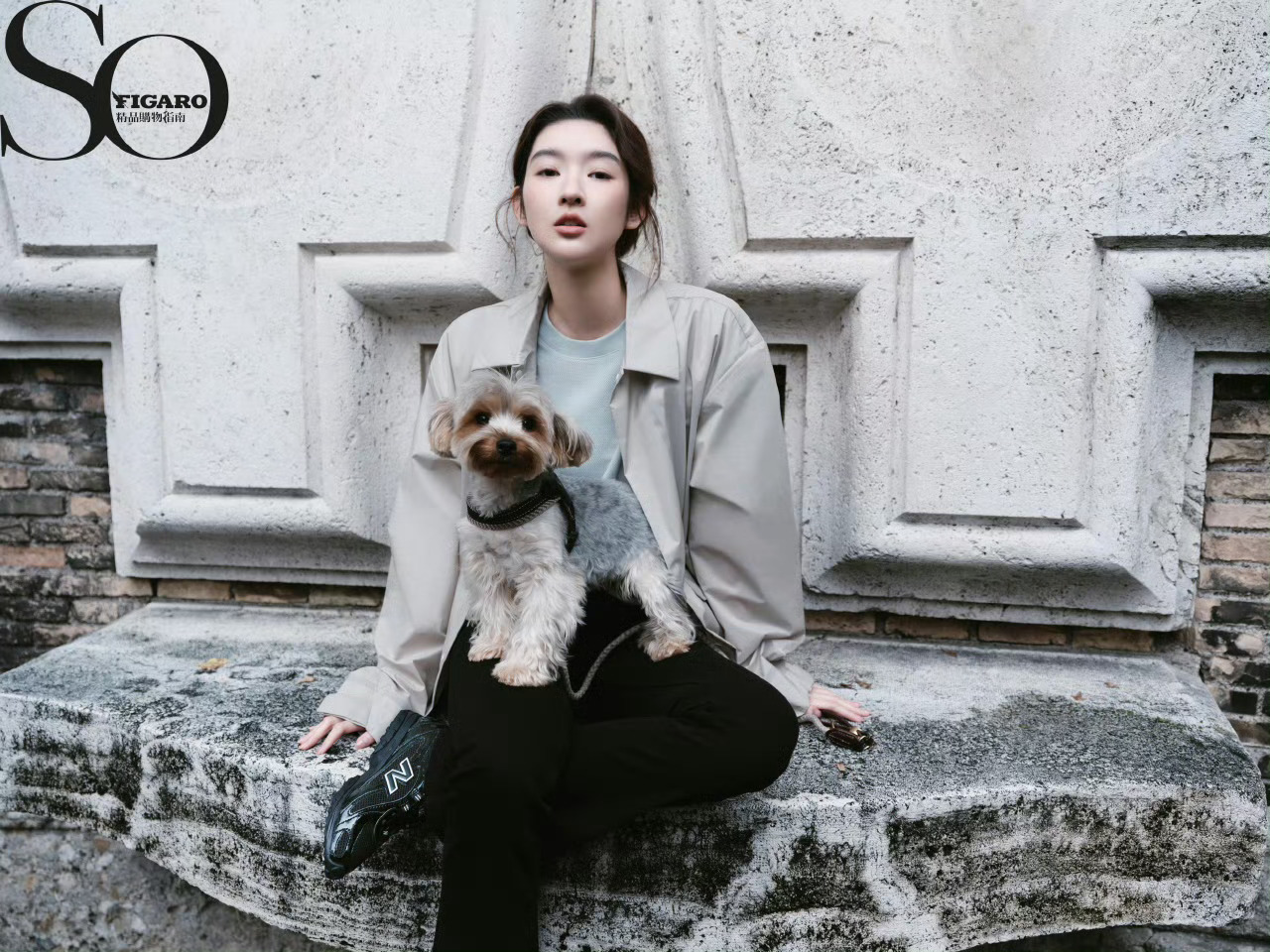 SoFigaro王玉雯封面王玉雯米兰漫行大片摄影 ：Effy Yu ​​​