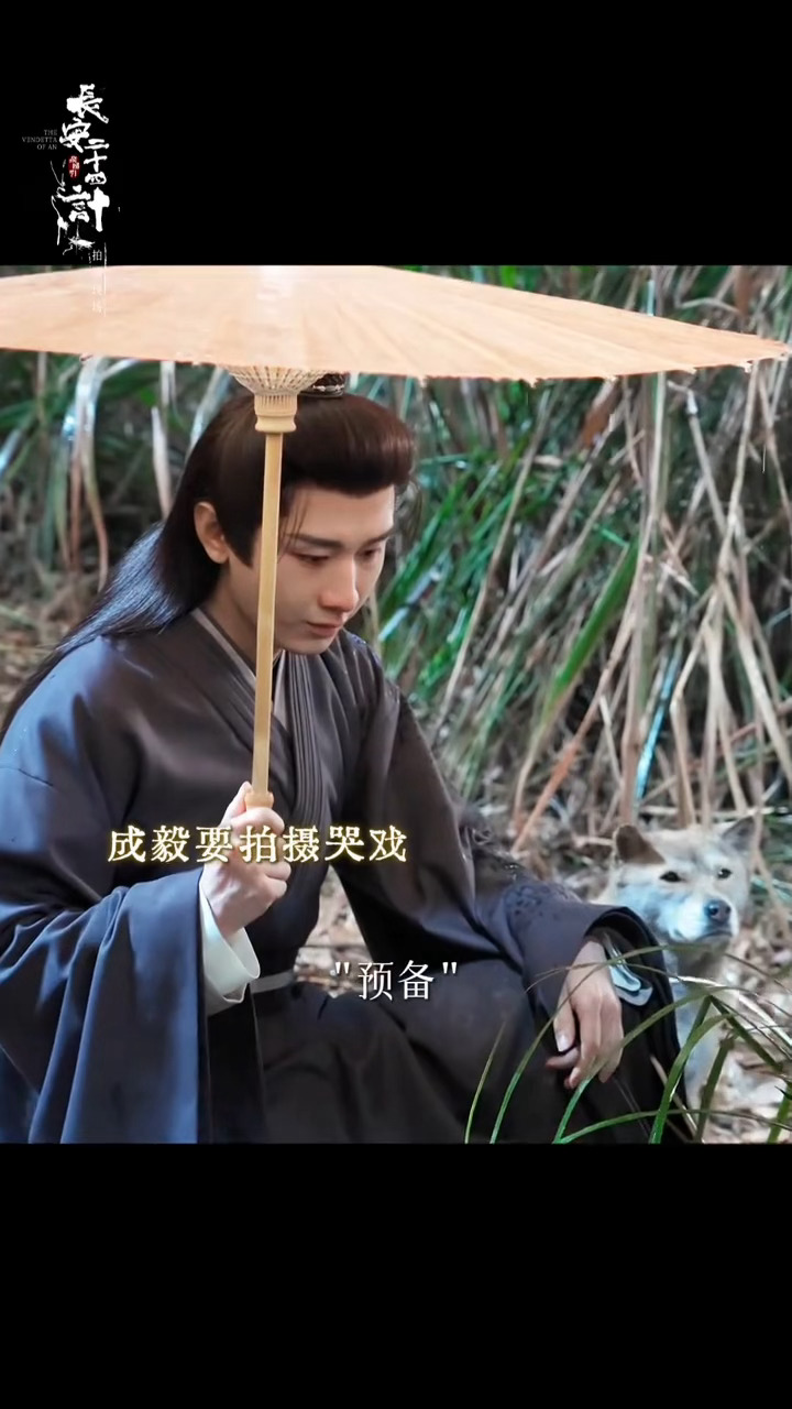 成毅长安二十四计哭戏花絮，好感人 