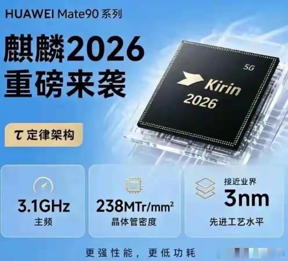华为Mate90系列进度:芯片测试收尾，鸿蒙7+新麒麟9月中下旬发布! 