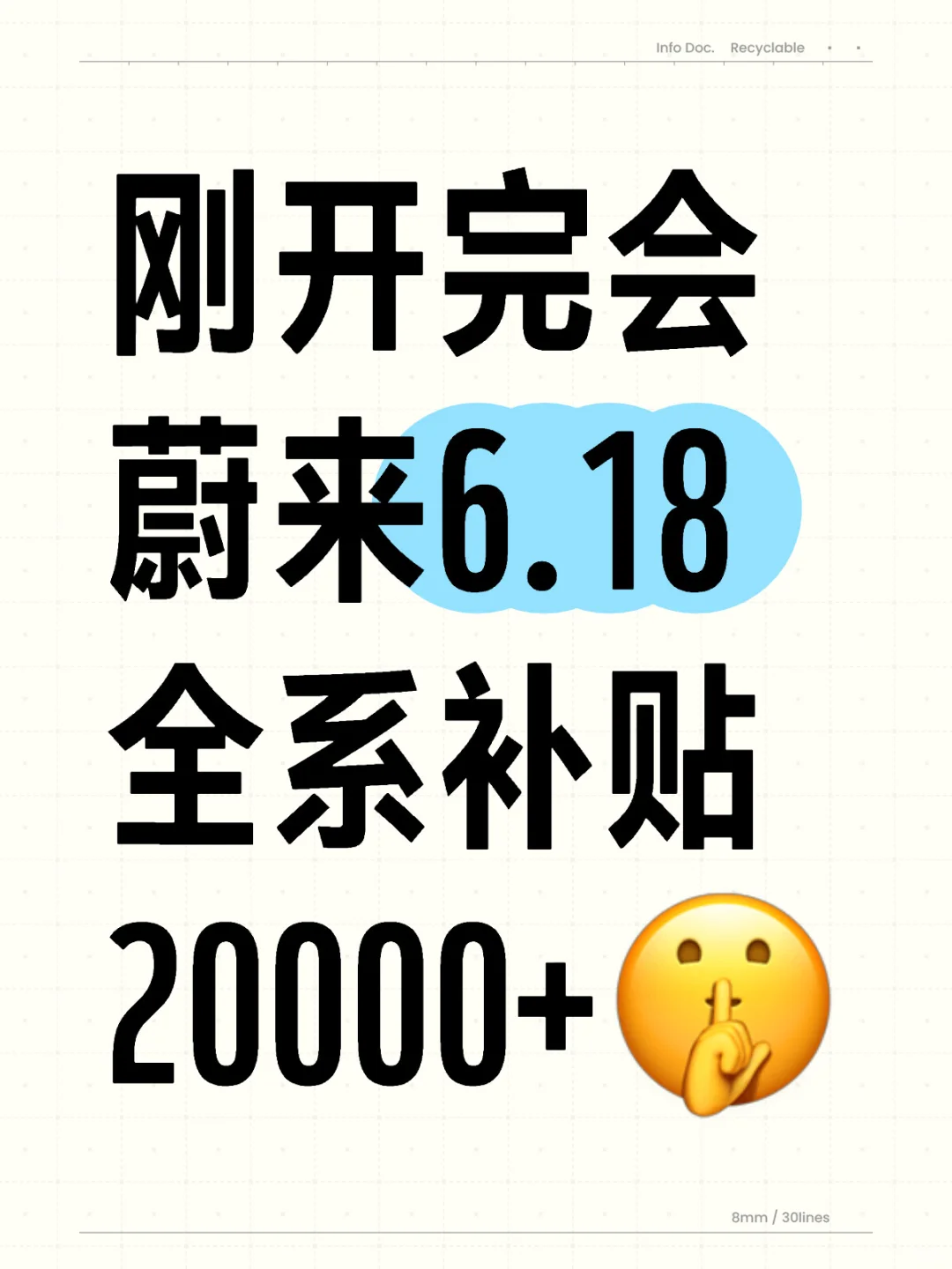 等等党们，先别慌！6.18提车蔚来补贴2w+