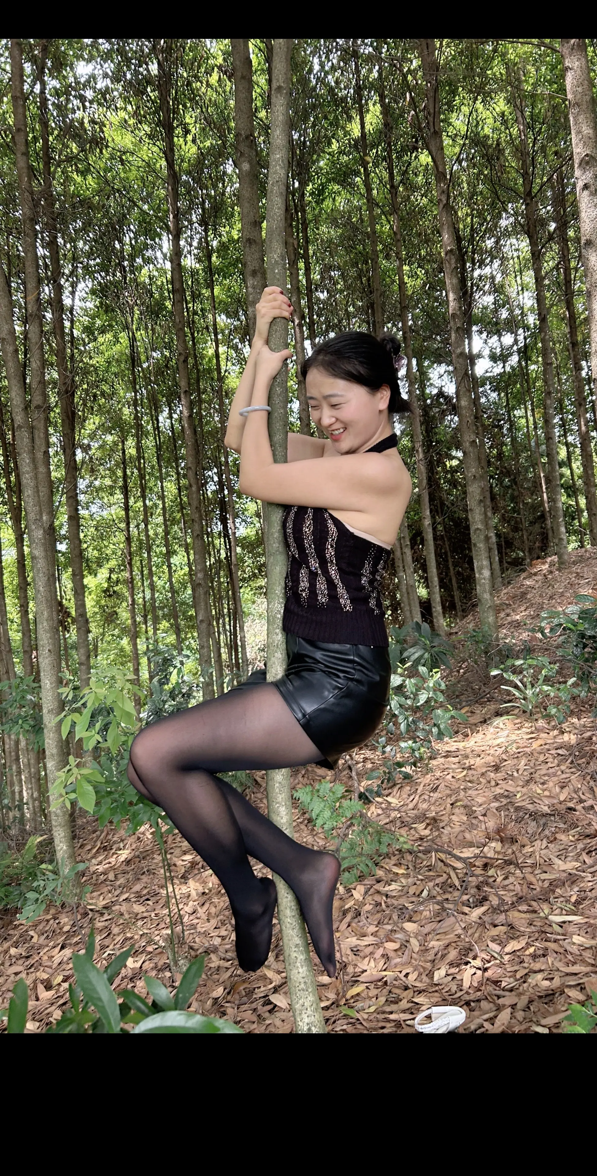 从小我就会爬树