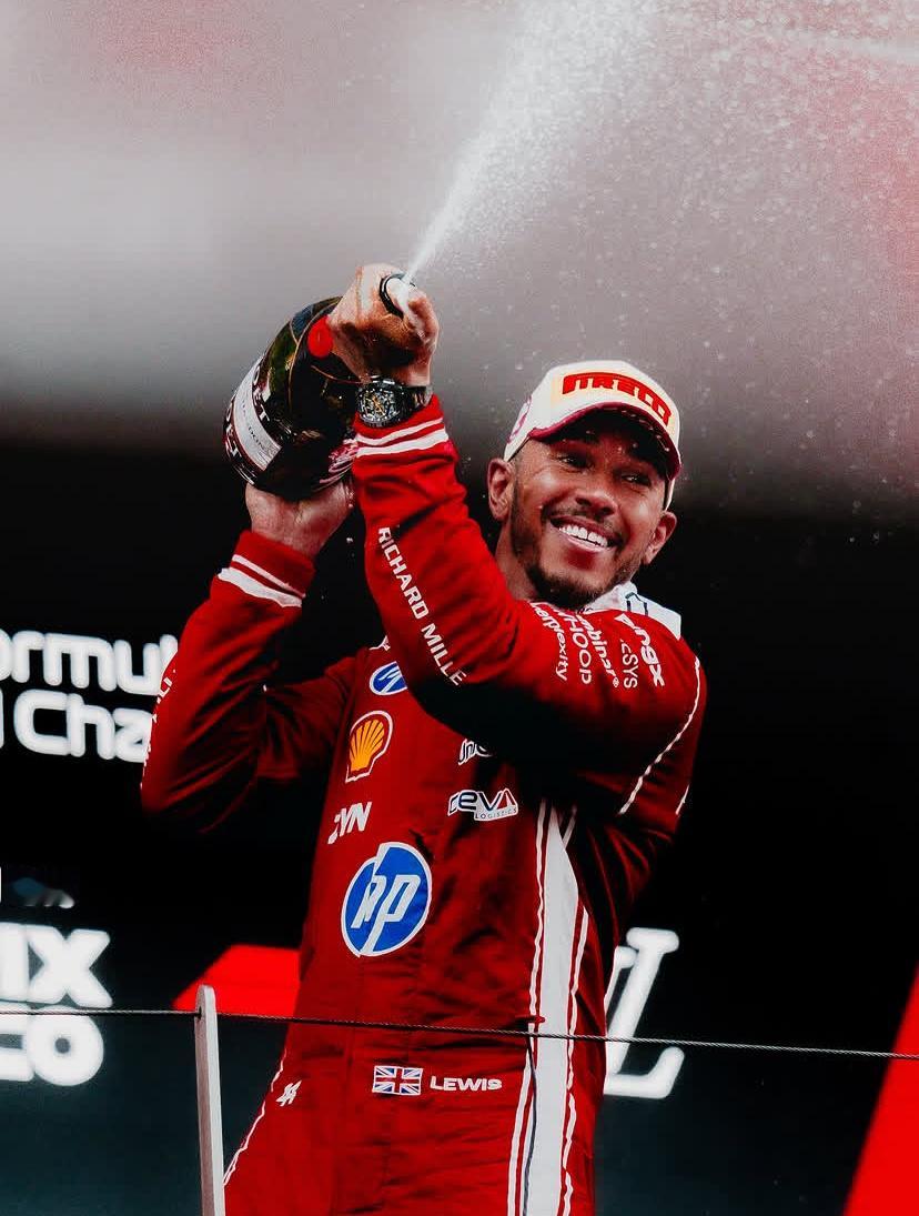 「黑帝」再上頒獎台，恭喜恭喜🎉🎊🇬🇧🥈F1Ferrari 🏎️ 