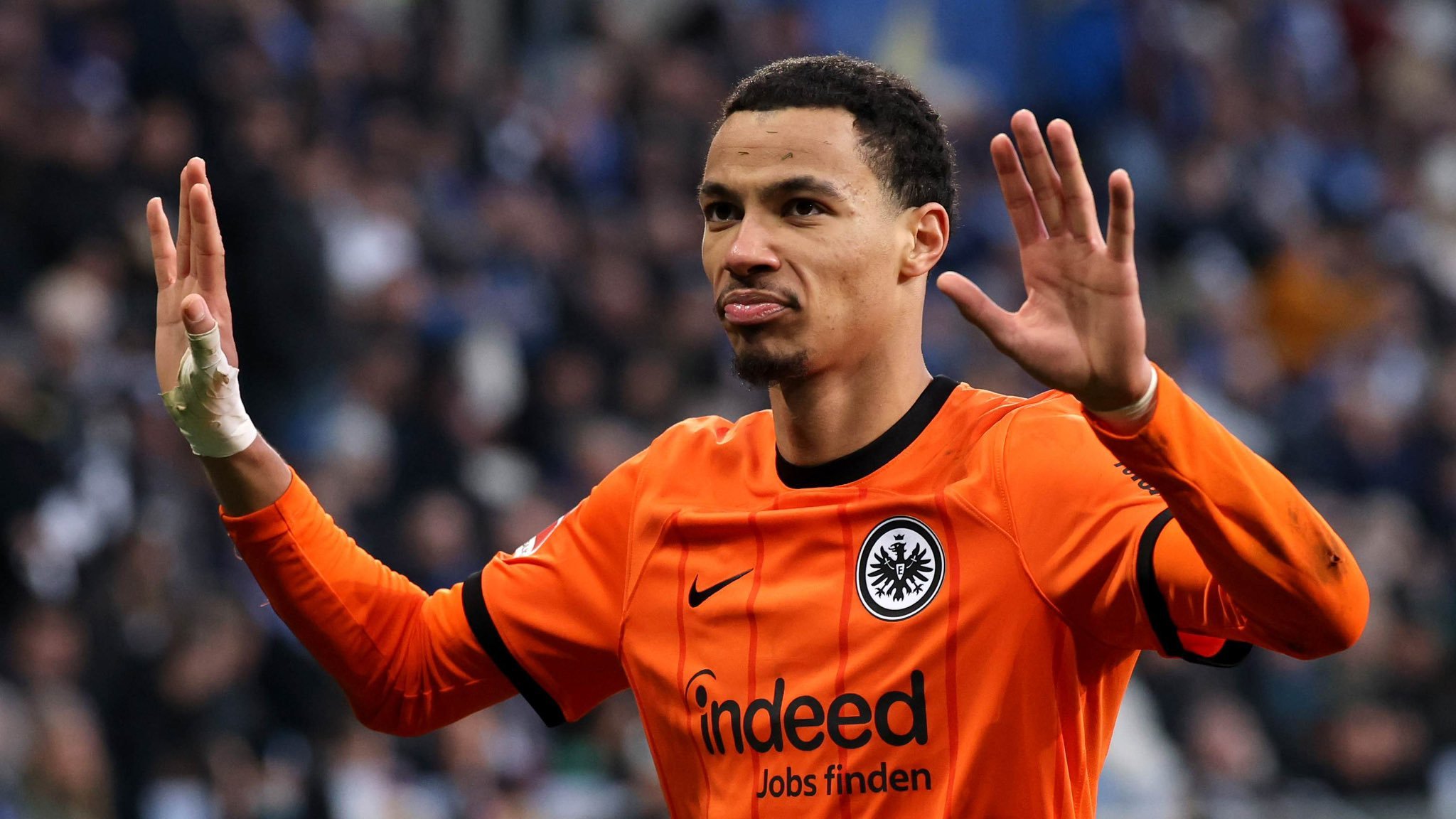 本赛季德甲联赛中，只有哈里·凯恩的预期进球数（16.3）高于埃基蒂克（16.2）