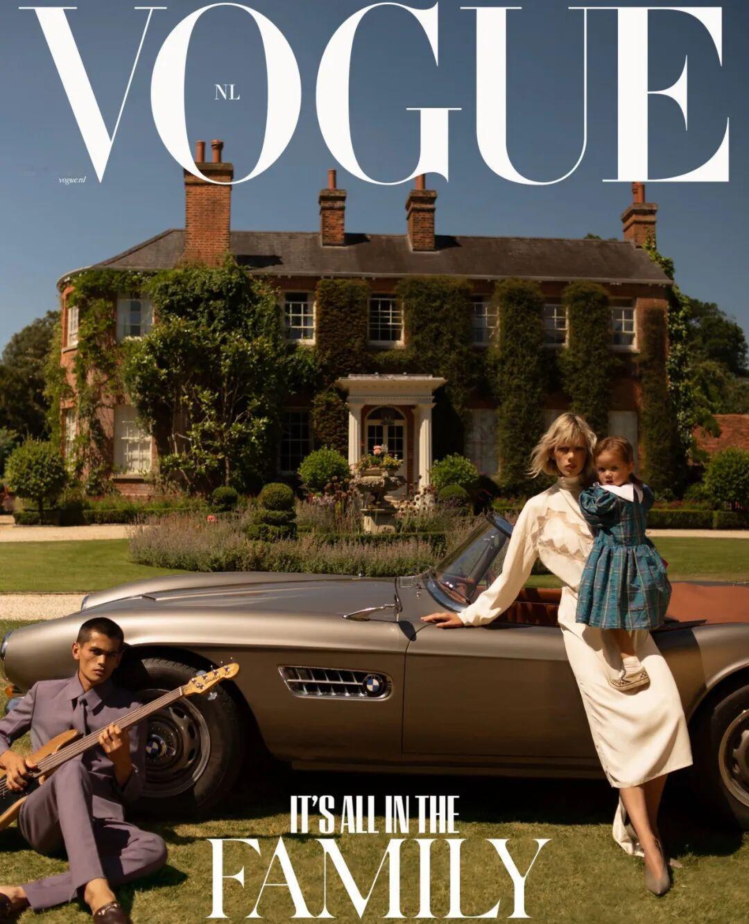 荷兰版《VOGUE》发布了2025年12月号“Family Issue”的封面，