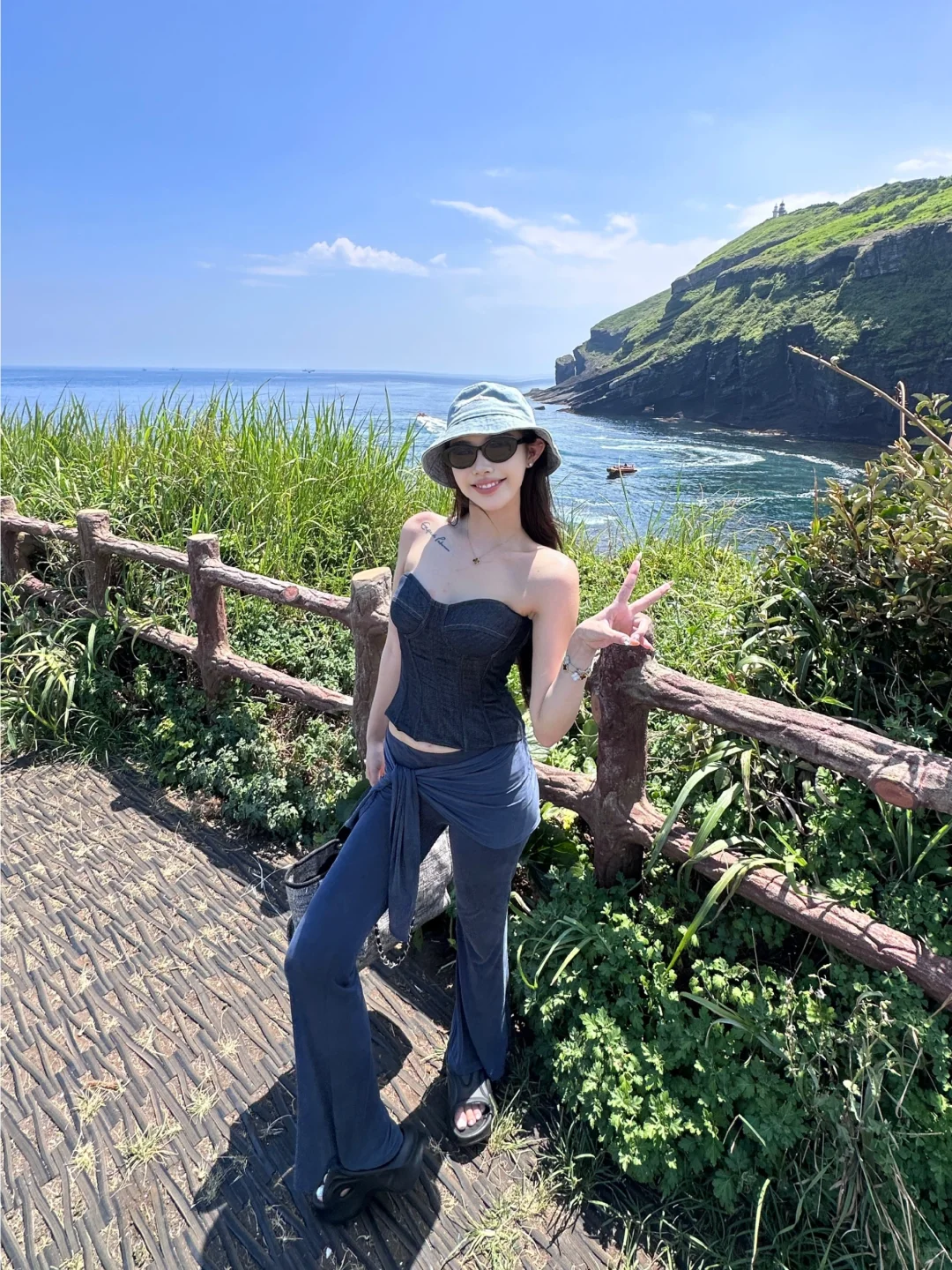 在牛岛上看风景⛰️🏞️
