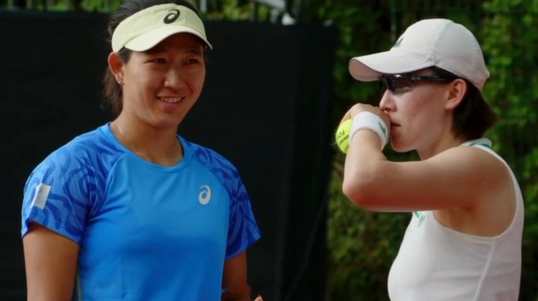 汉堡WTA250双打半决赛郑赛赛🇨🇳/内岛萌夏🇯🇵以3-6/7-5/8-