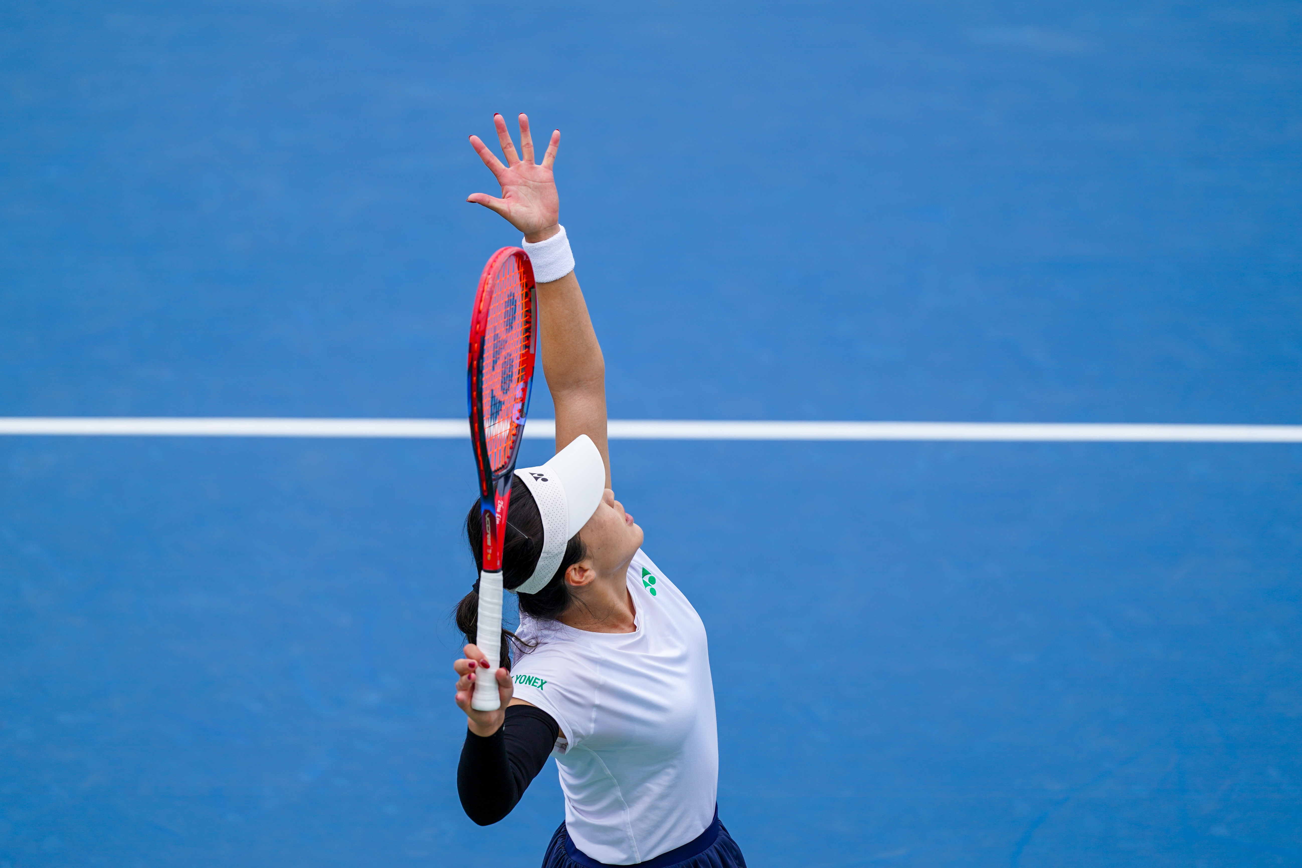 WTA1000辛辛那提站首轮，朱琳在决胜盘抢七错失赛点，苦战3小时27分钟以7-