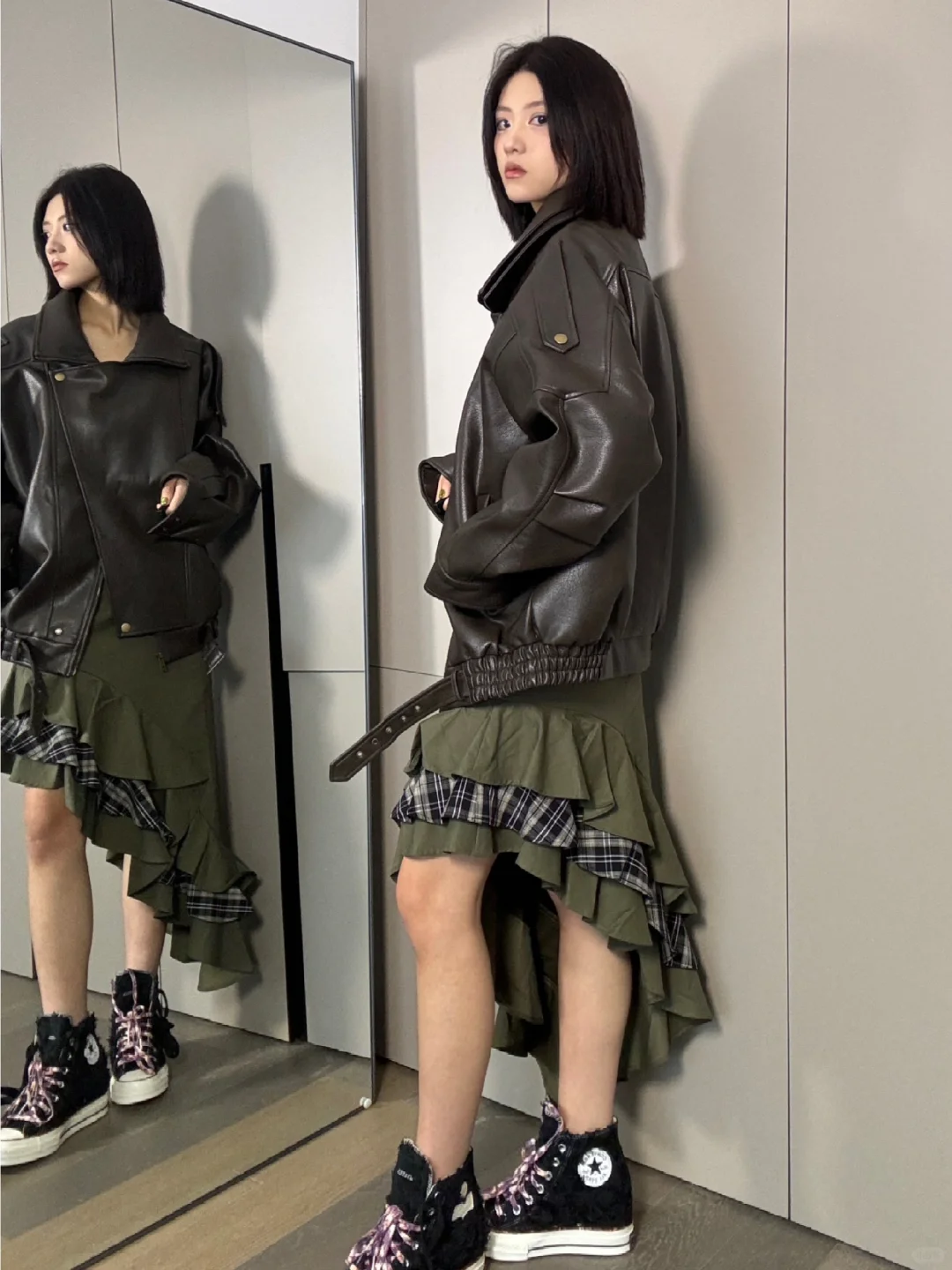 被我抢到了❗️又酷又飒的早秋ootd