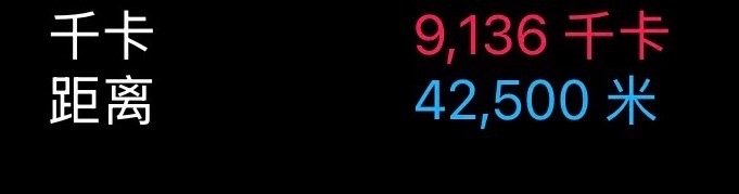 8月我一共游了4万2500米，but我的理想是每天5000米！🤓🤓🤓 ​​