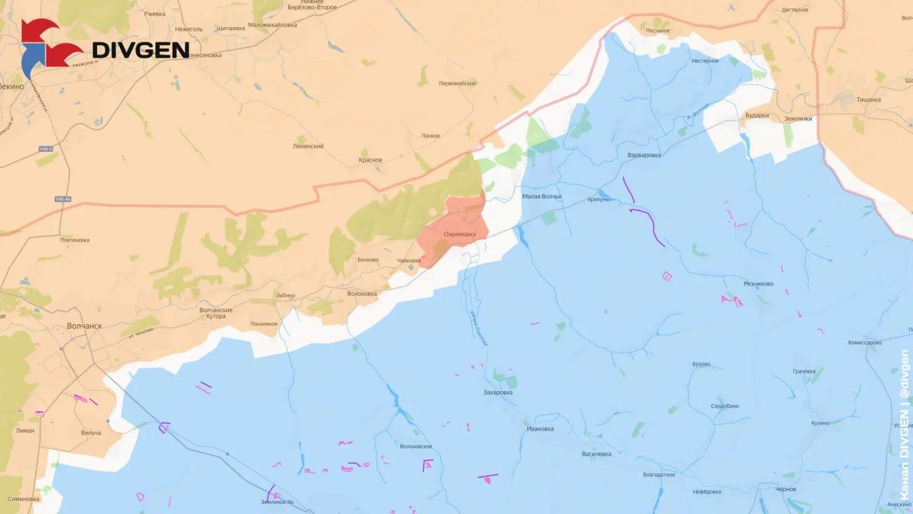 哈尔科夫州沃尔昌斯克方向，在沃尔昌斯克东部，第71近卫摩托化步兵师第126摩托化