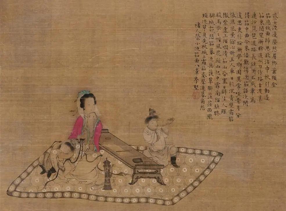 流落匈奴12年的蔡文姬，被师兄曹操重金赎回中原。没多久，35岁的蔡文姬，被曹操赐