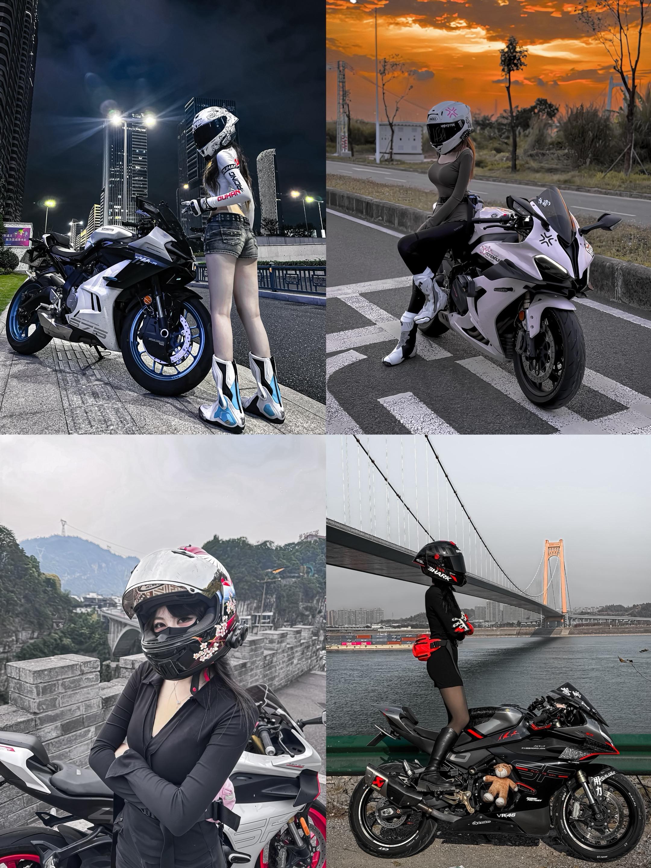 我证明  女生骑机车比男孩子帅一百倍