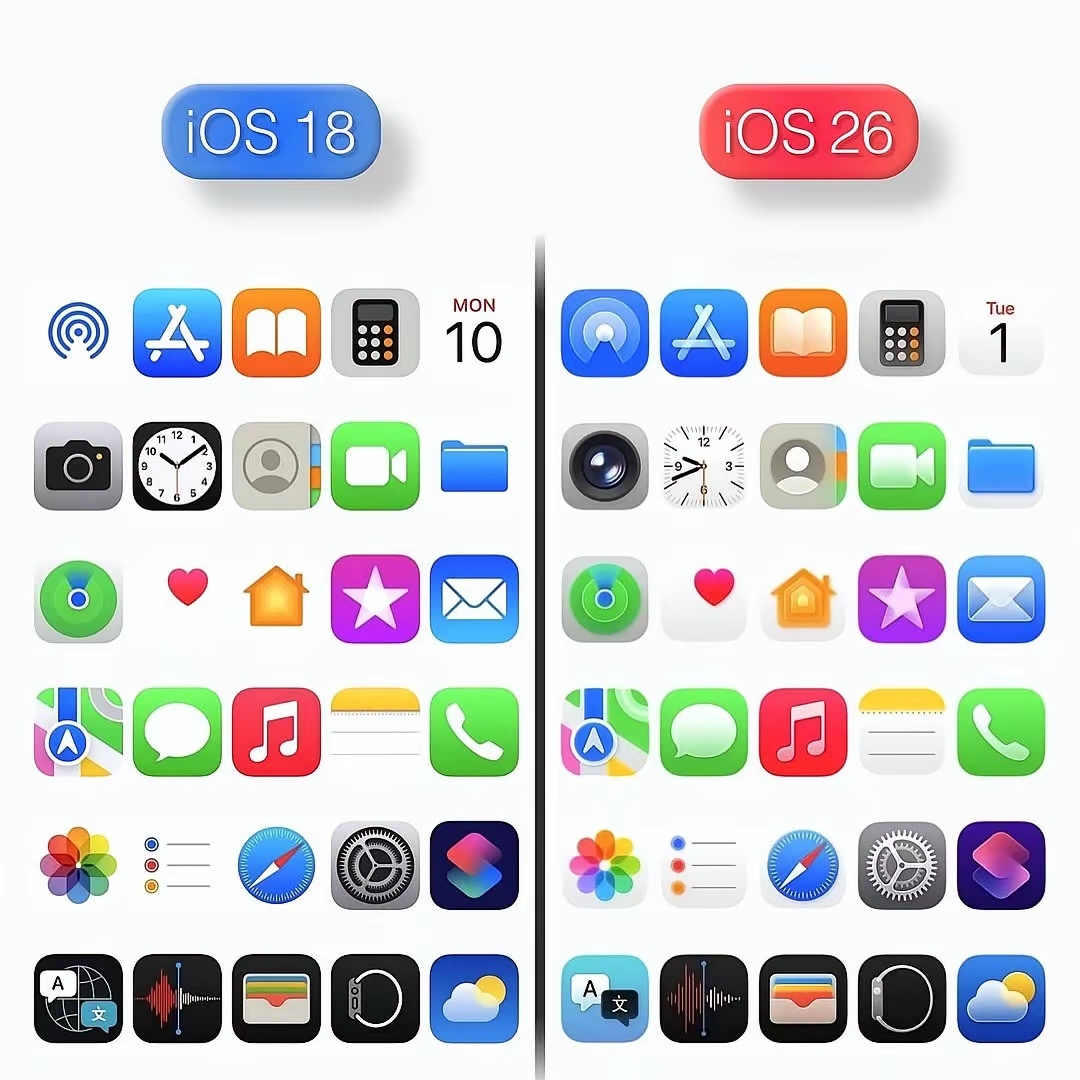 大家更喜欢iOS 18还是iOS 26？先来说说我的看法，各有各的好处，iOS 