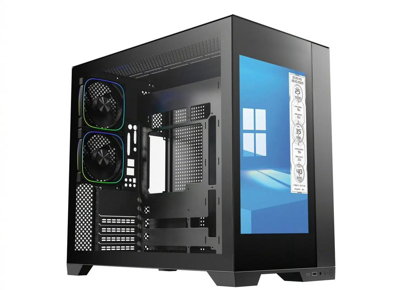 BitFenix 推出 DH-80 机箱，兼容背插主板，支持 440mm 显卡、