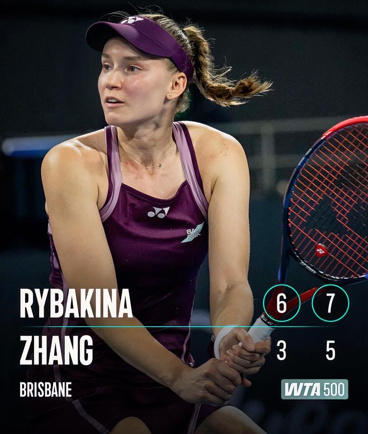 ACE女王含金量十足！！
…
在稍早结束的WTA500布里斯班站女单第二轮比赛中