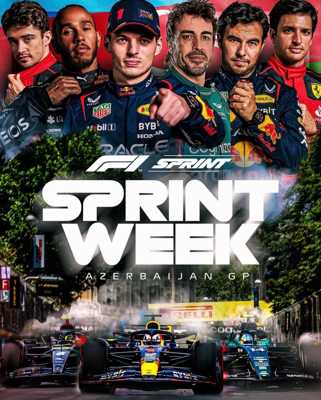 这周是冲刺周❗️❗️📢📢#Car时尚##F1##2023F1阿塞拜疆大奖赛#