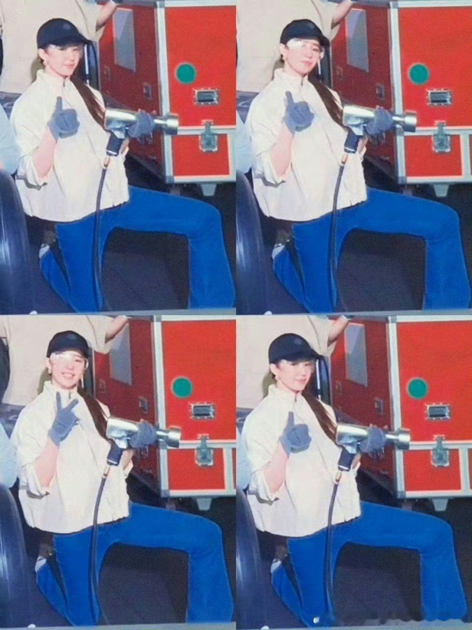 刘亦菲8秒换轮胎这段好一个工科女！刘亦菲换轮胎也太利索了！直接幻视汽修店女老板