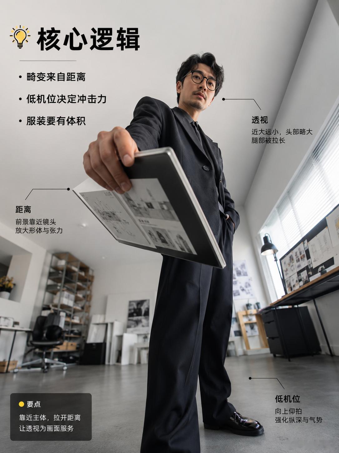 【AI绘画每日一词】极端广角畸变人像 很多人用AI生成人物写真，最常见的问题是：
