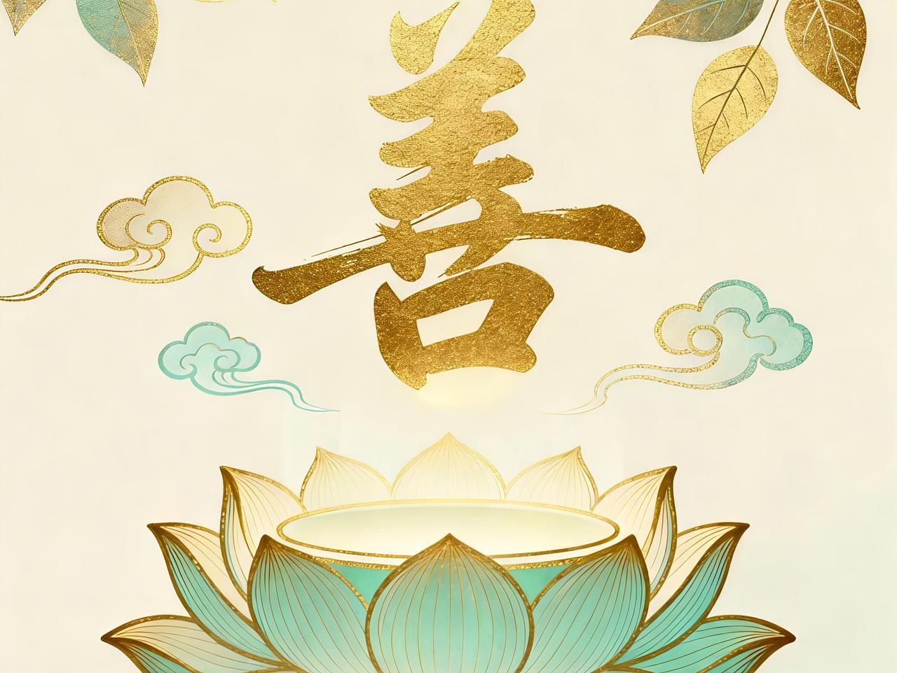 常怀善心善待旁人，厚道从不吃亏，善良自带福报。