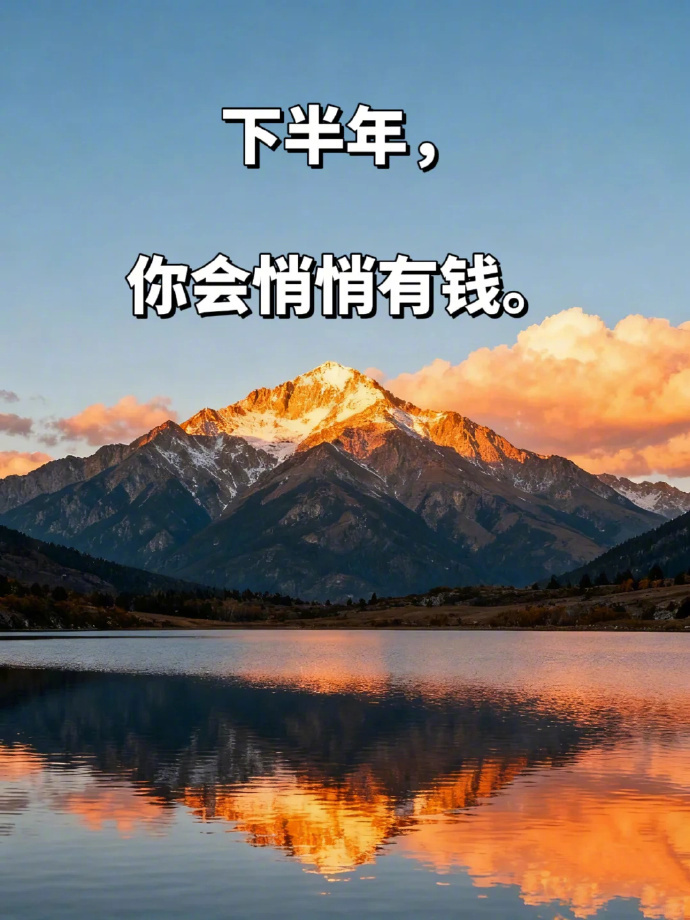 下半年，你会悄悄有钱 
