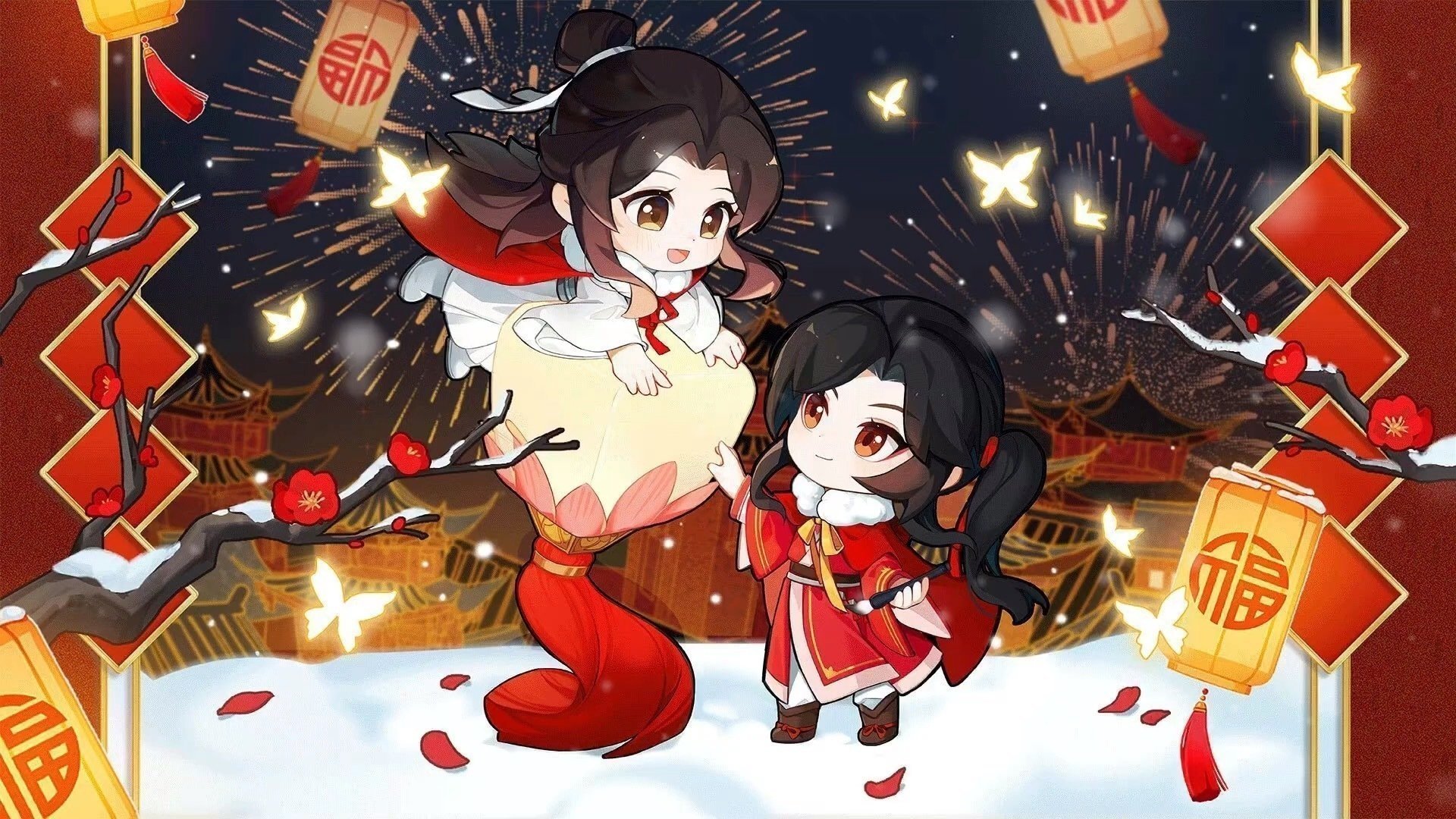 天官赐福动画天官赐福的官图都好可爱啊天官赐福