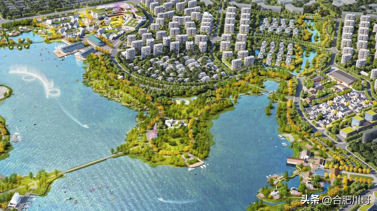 合肥北雁湖片区城市更新策划最新意向图～

北雁湖板块是高新区最具辨识度的生态基底