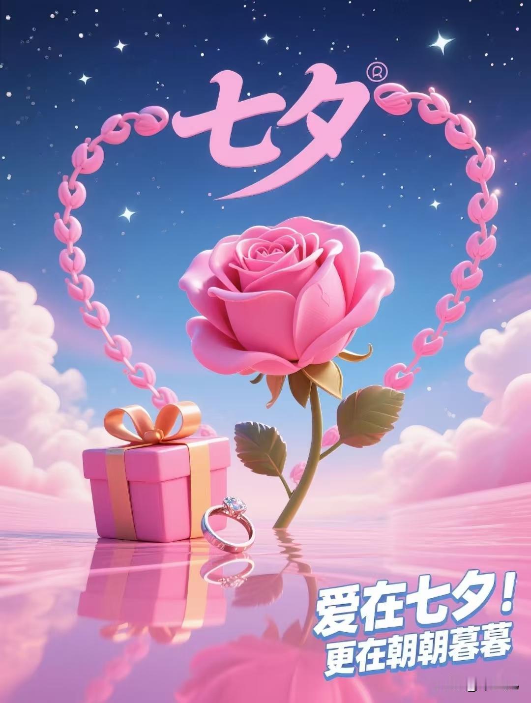 今天是七夕，
牛郎织女渡河桥的日子。
若问我爱的本质是什么？
我认为爱的本质就是