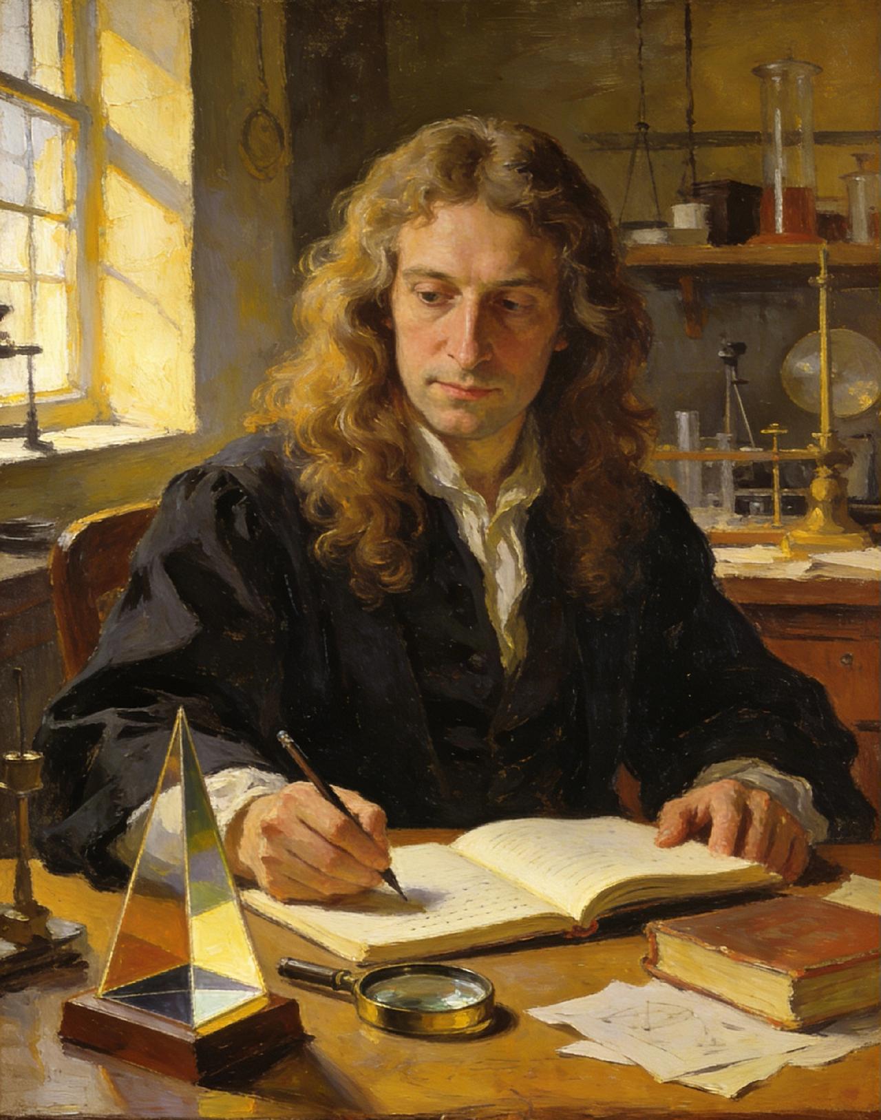 伏尔泰说：“牛顿在他漫长的一生中，既不曾有过情欲，也不曾有过软肋；他从没碰过任何