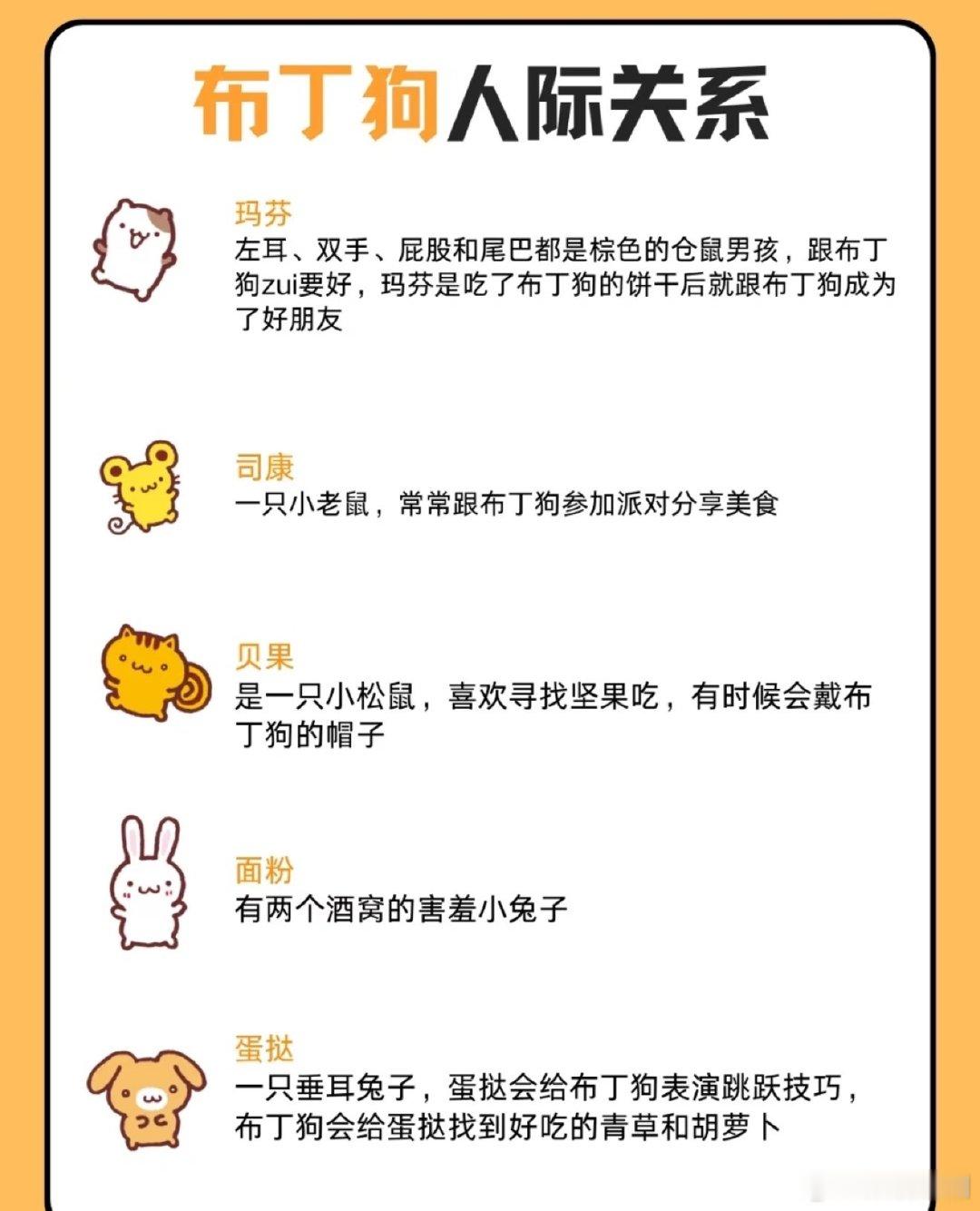 布丁狗人际关系 深挖布丁狗人际关系，好友阵容庞大，还有友达以上的马卡龙，故事感直