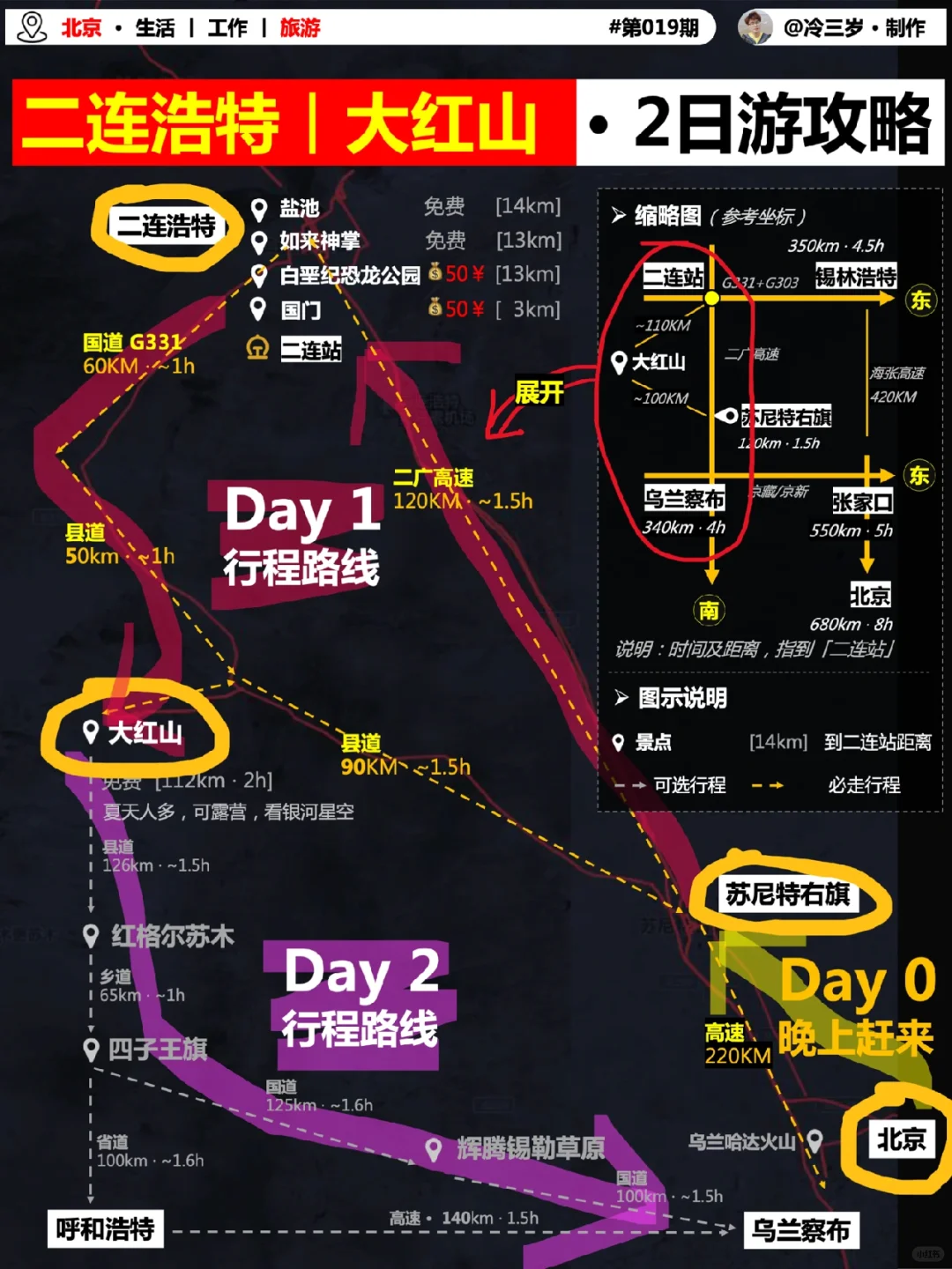 大红山·二连浩特攻略！2日游人均600块💰