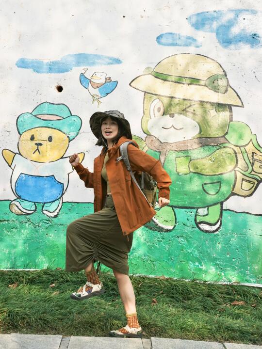 多彩山系风穿搭，我先进山吸氧啦🌲⛺️🍃