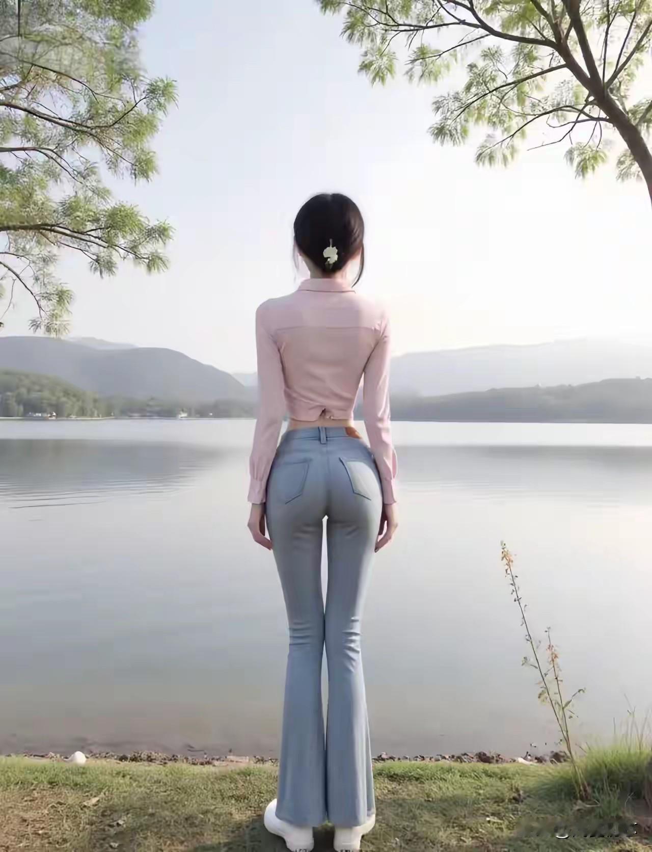 湖畔漫步，浅夏初芯，微风轻拂，心旷神怡。