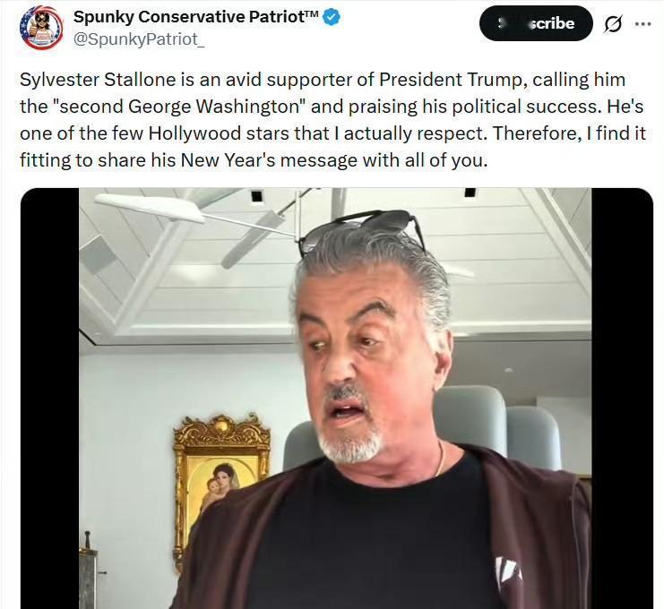 当史泰龙说特朗普像华盛顿，他真正想说的是拳头比剧本管用。
好莱坞的红毯撕开一道口