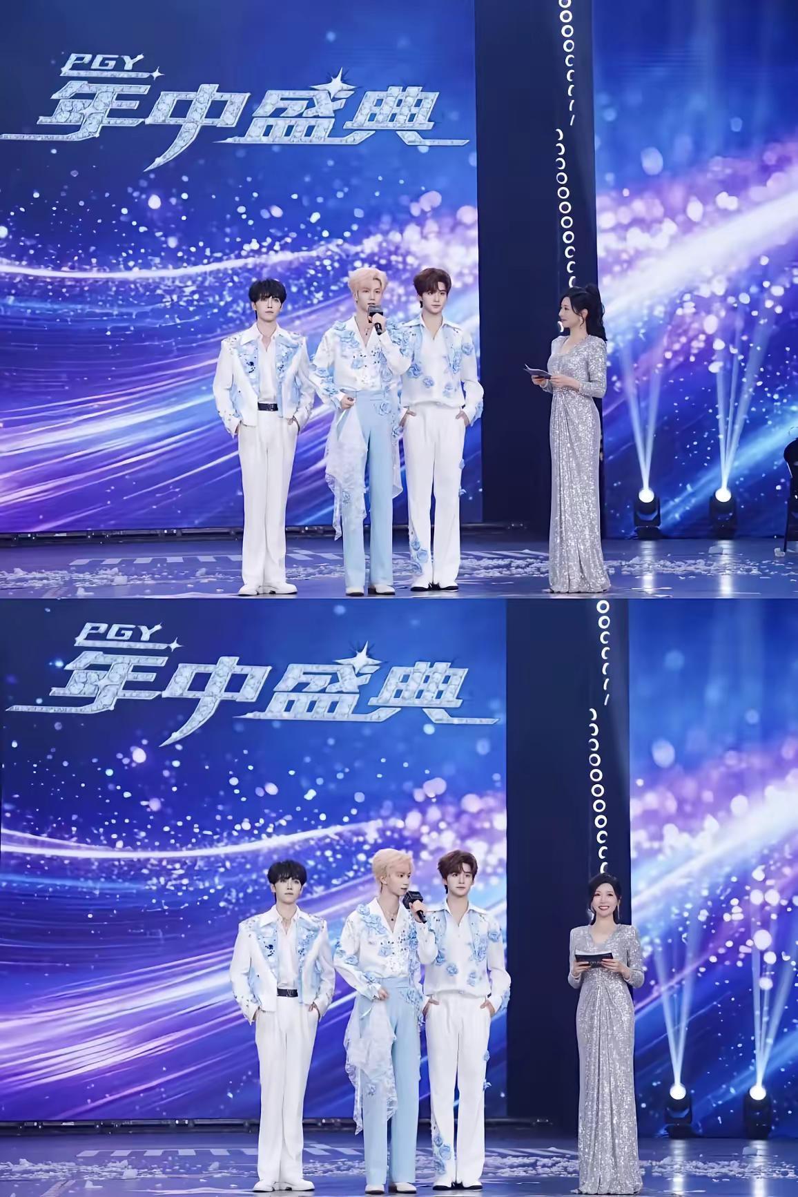 冰川花屿。Original Design ｜裳届肩头盛开出一整片冰蓝花海，清冽星