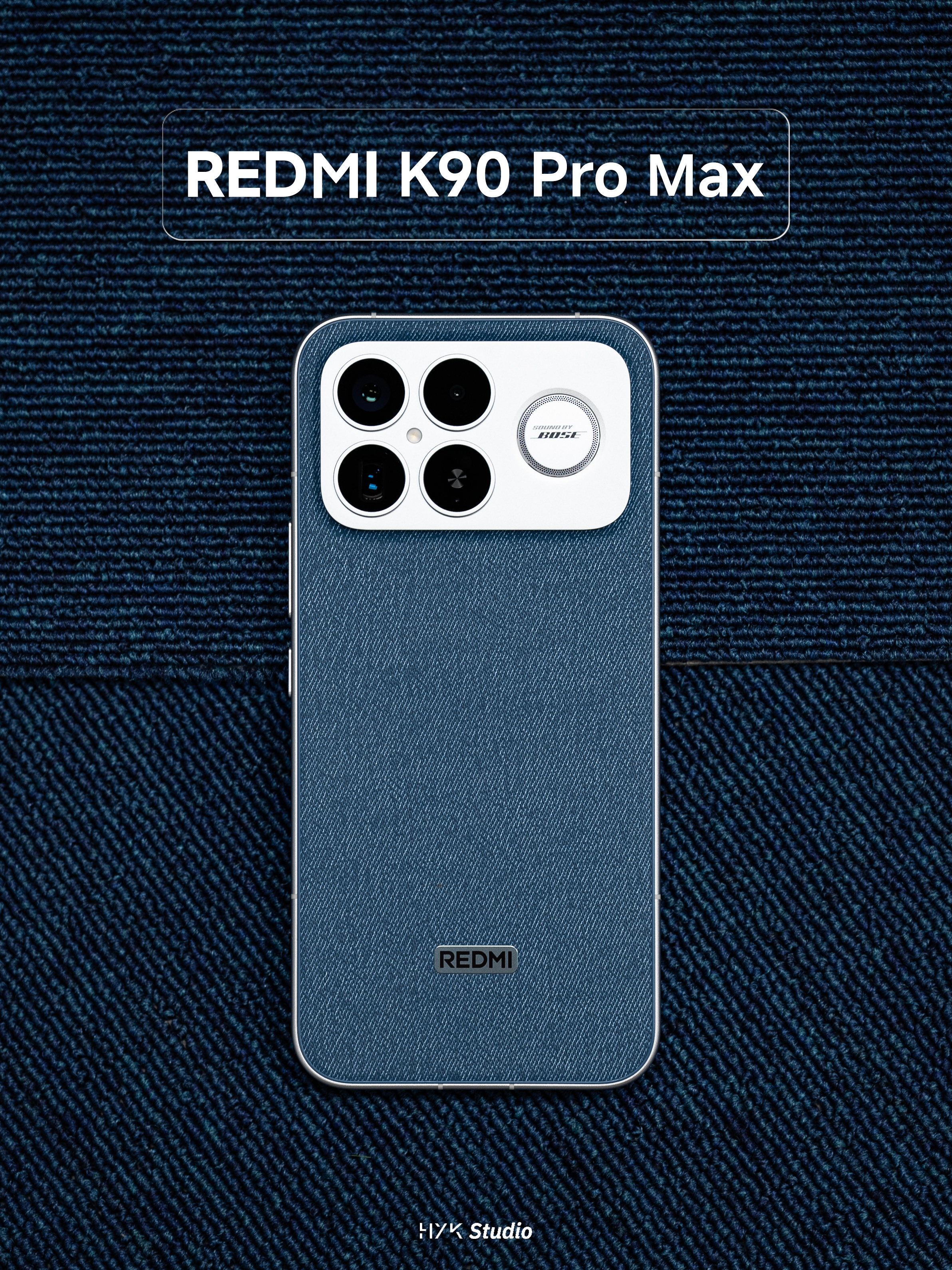 HYK图赏｜REDMI K90 Pro Max 丹宁色版本，6.9寸大直屏搭配上