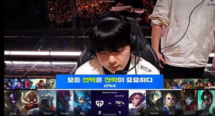 Zeus总决赛亮剑Zeus选了剑姬 LCK 总决赛 G4，Zeus 锁下剑姬。 