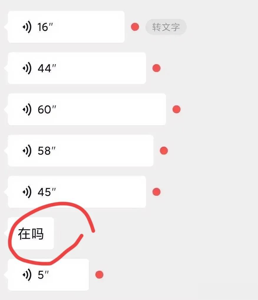 微信喜欢发语音的人都是闲人。

他们一般会把自己发出去的语音听个好几遍，就像上完