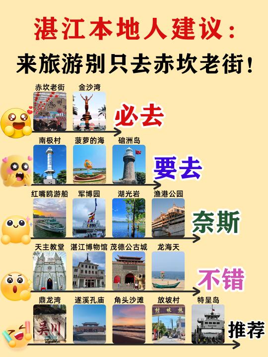 湛江本地人吐血整理💥这些必去打卡景点