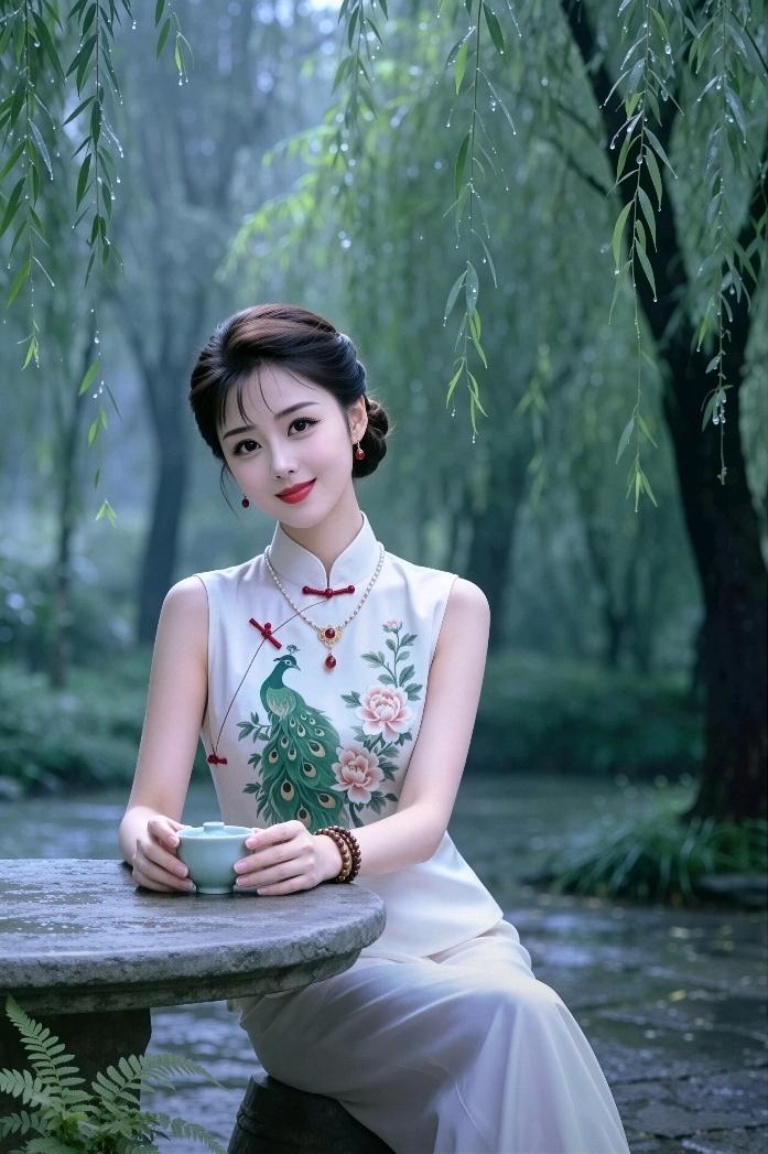 一声您好情如山
包含健康与平安
祝友开心万事顺
～～？

上联：门庭迎晓日；
上