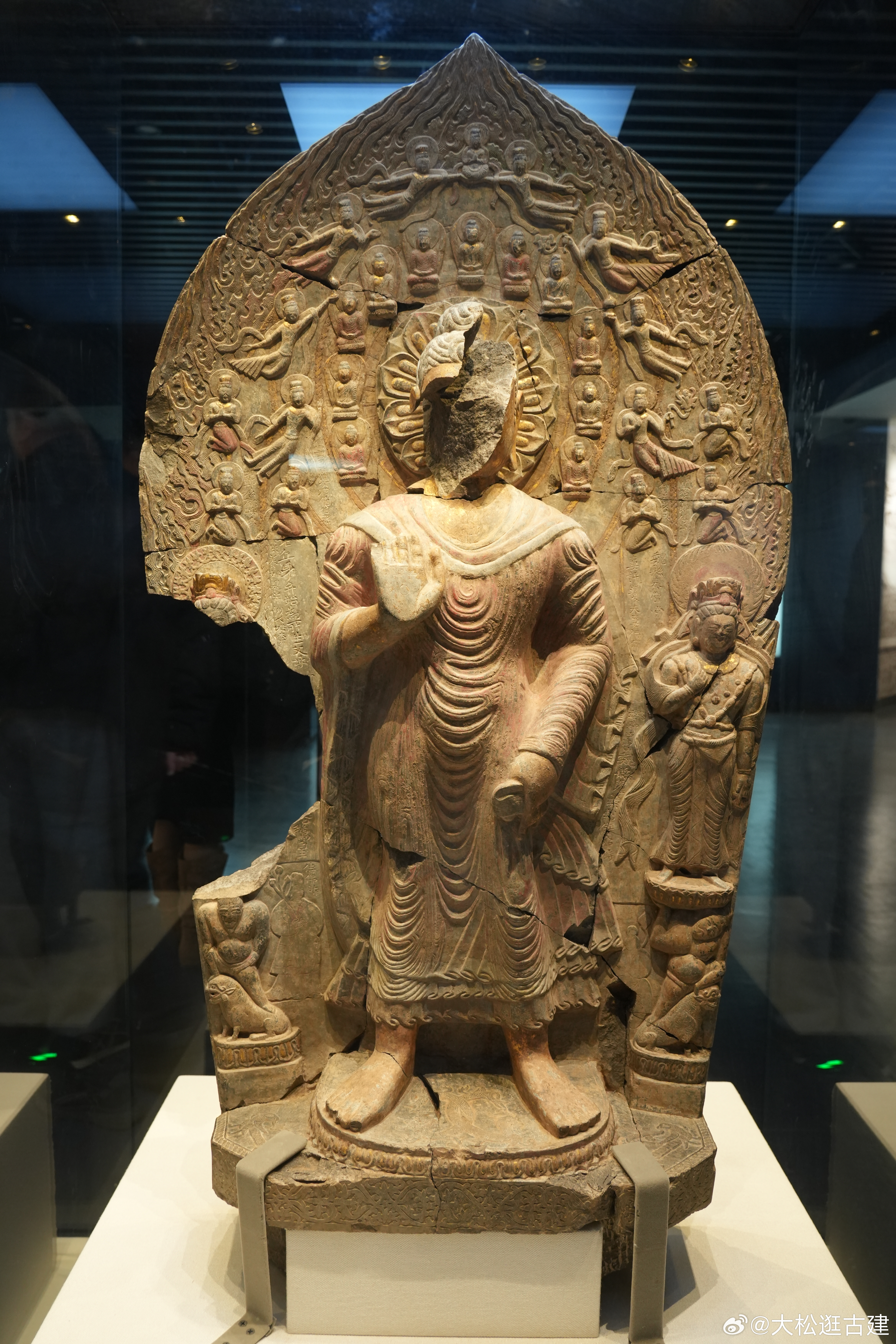 谭副造释迦像，北魏，邺城考古博物馆 
