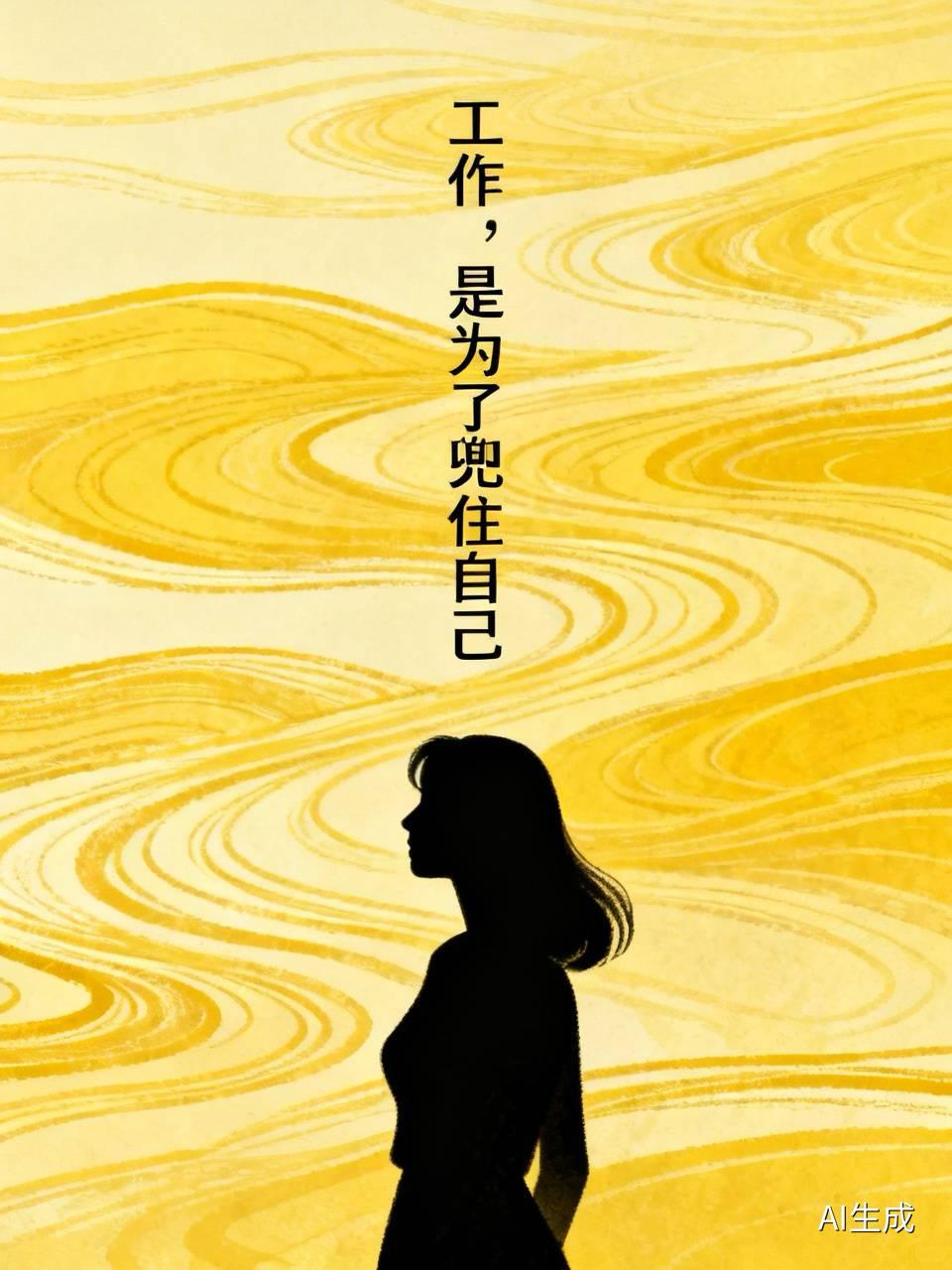看到朱女士这事儿，心里头堵得慌。咱们女人啊，真得把这话刻心里：工作，不是为了养家