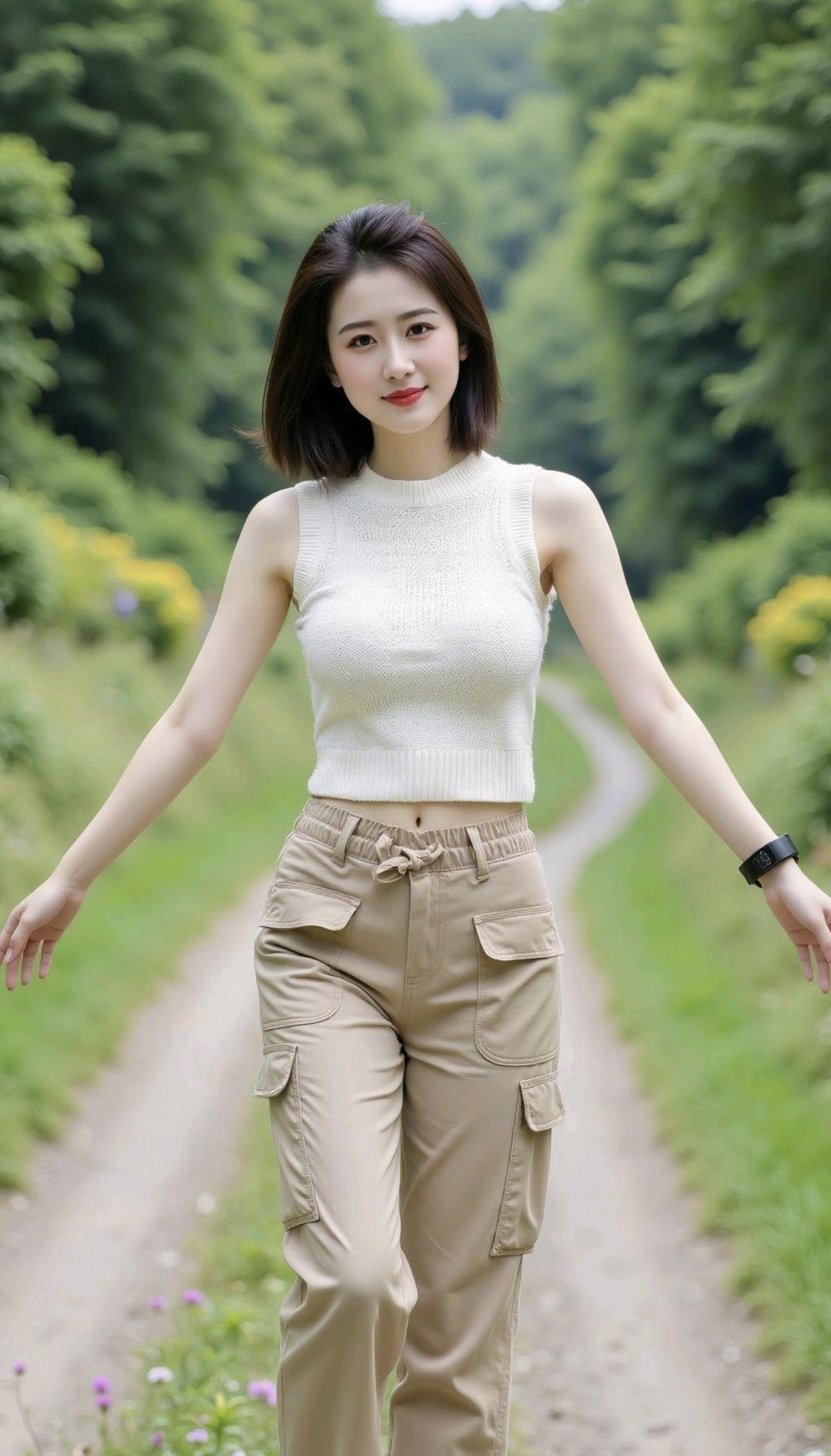 路弯路直都要走，
最好轻装空着手。
这样身上没负担，
…………………………
请你