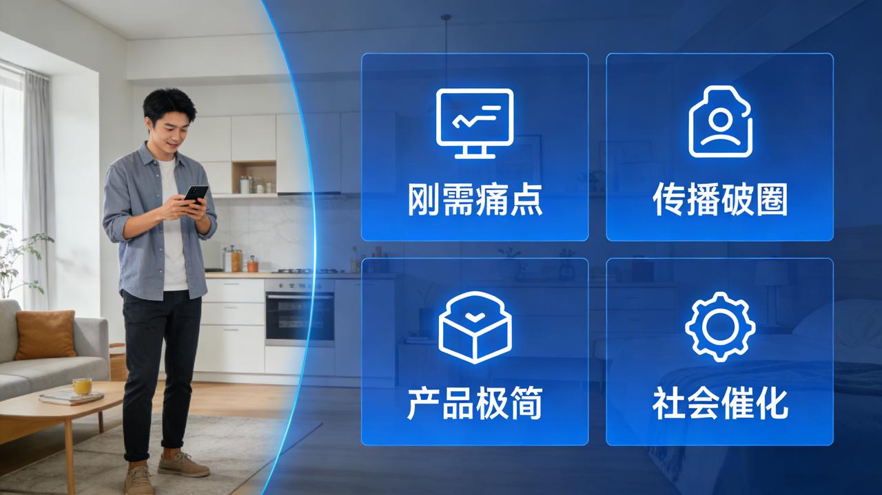 如何看待“死了么”App突然爆火“死了么”爆火是精准踩中独居安全刚需+低成本极简