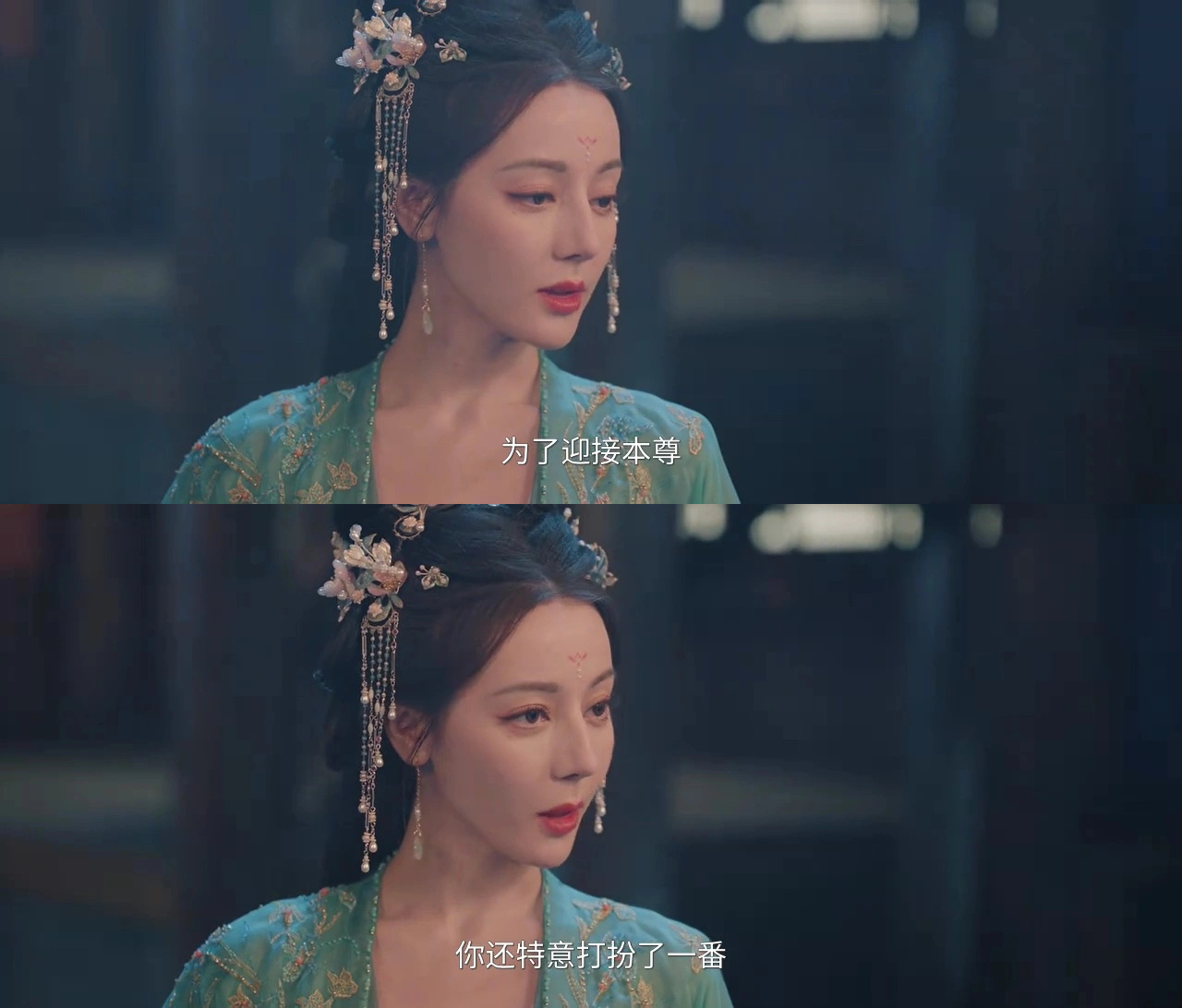 我见迪丽热巴就这样丁嘉文这段完全演我看见迪丽热巴本人！眼神直盯、嘴角失控上扬，那